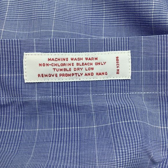 Brooks Brothers 1818‎ Mens Traditional Fit Long Sleeve Button Shirt Size 16.5 36 - Picture 5 of 5